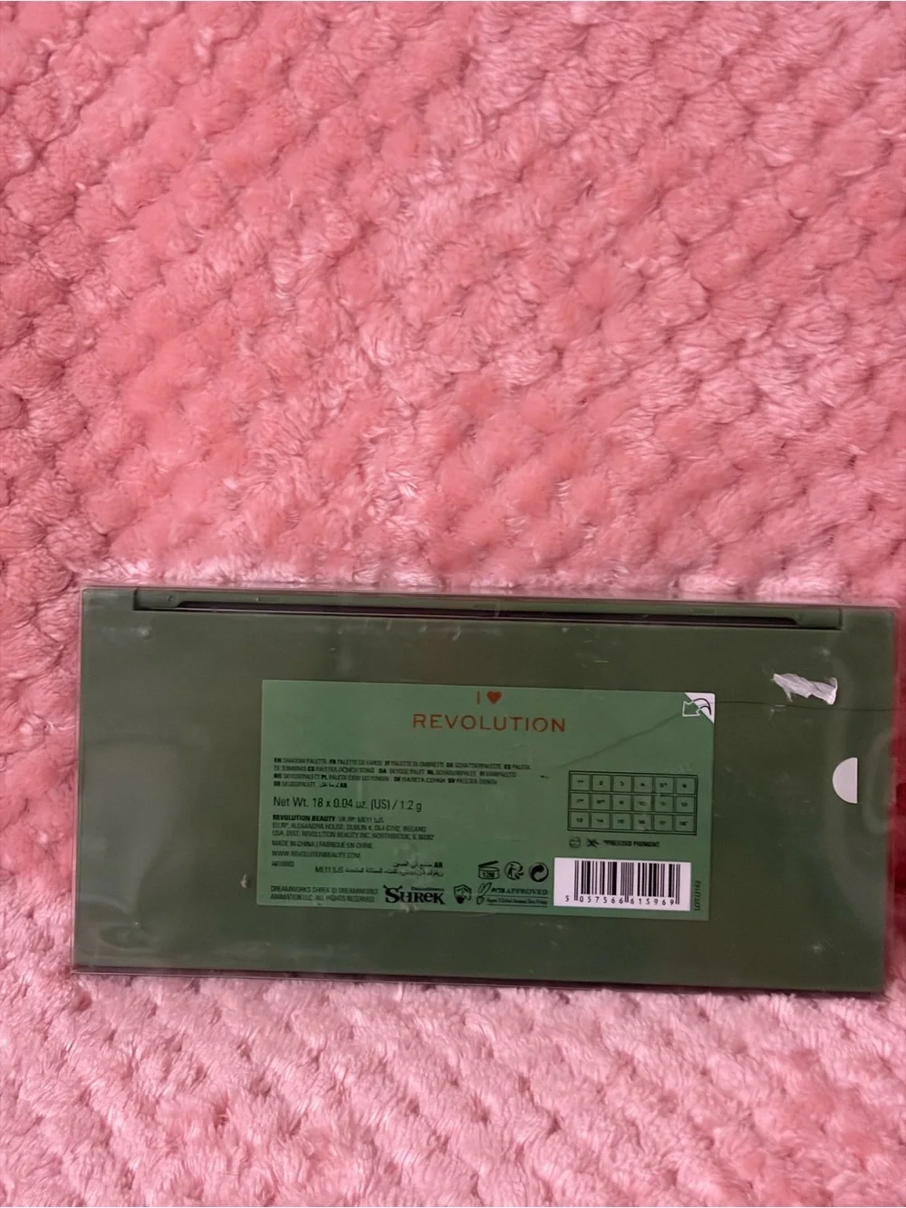 Shrek x I Heart Revolution Shadow Palette- Fiona